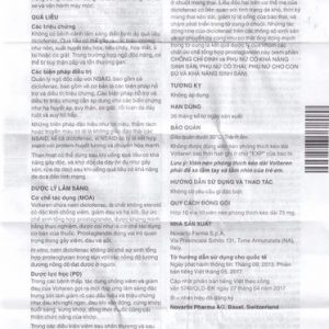 Trường Thọ - Thuốc Voltaren SR 75mg Novartis điều trị viêm và thoái hóa khớp 1 Trường Thọ - Voltaren SR 75mg4