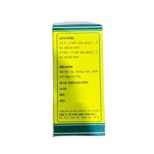 Trường Thọ - Bé ho Đại Y trị ho, làm ấm họng (chai 50ml) 3 Trường Thọ - be ho dai y 2