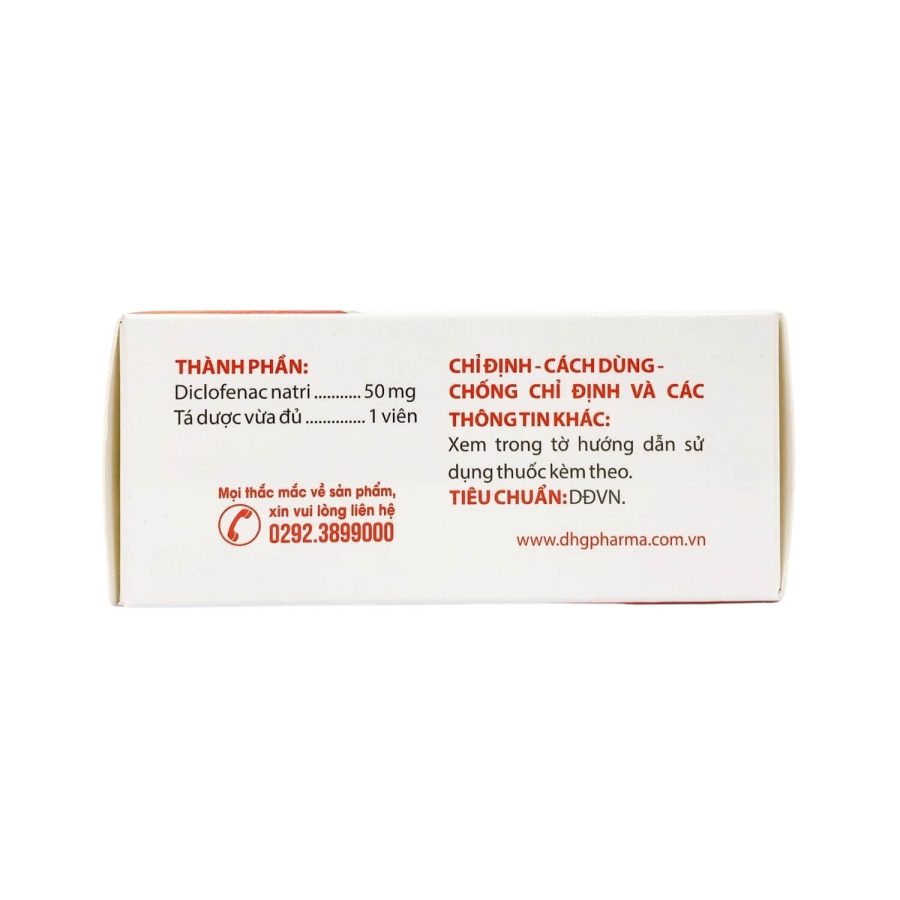 Trường Thọ - diclofenac 50mg dhg 1