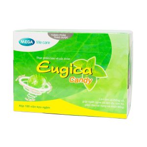 Trường Thọ - Eugica Candy hỗ trợ làm ấm, thông cổ (hộp 100 viên) 1 Trường Thọ - eugica candy 1