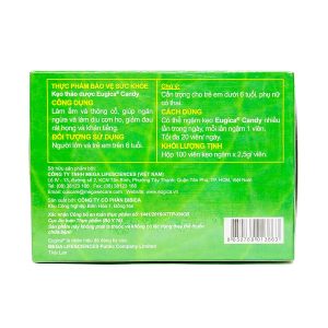 Trường Thọ - Eugica Candy hỗ trợ làm ấm, thông cổ (hộp 100 viên) 2 Trường Thọ - eugica candy 3