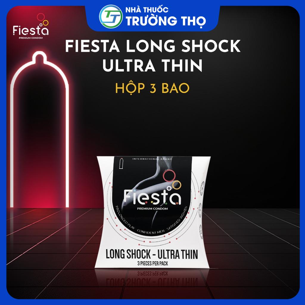 fiesta-long-shock-3-cai Fiesta Long Shock 3 cái - Bao cao su kéo dài, siêu mỏng