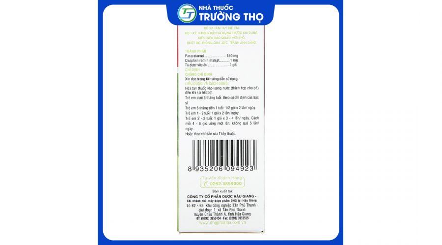 Trường Thọ - hapacol 150mg flu 4