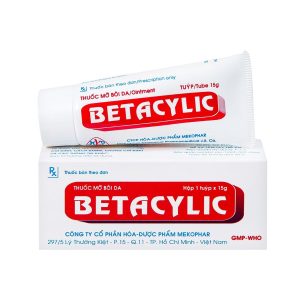 Trường Thọ - Kem bôi Betacylic Mekophar trị các bệnh da liễu (tuýp 15g) 1 Trường Thọ - kem boi betacylic 1