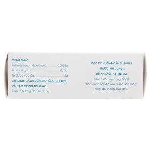 Trường Thọ - Kem bôi Betacylic Mekophar trị các bệnh da liễu (tuýp 15g) 2 Trường Thọ - kem boi betacylic 2