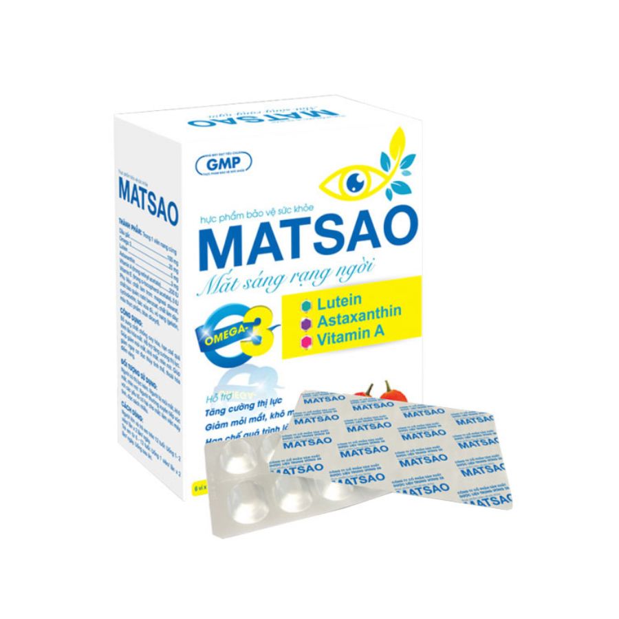 mat-sao MAT SAO hỗ trợ giảm nguy cơ đục thủy tinh thể, giảm mỏi mắt