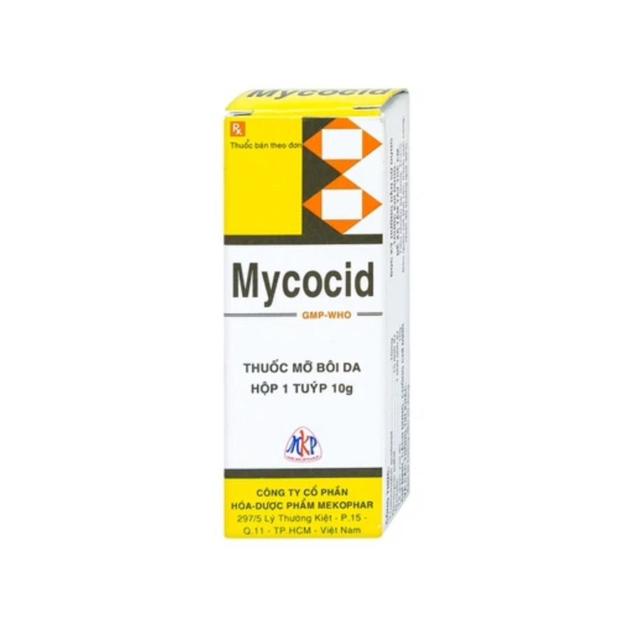 mycocid-creme-1 Mycocid Creme trị viêm da kèm nấm, eczema trẻ em (tuýp 10g)