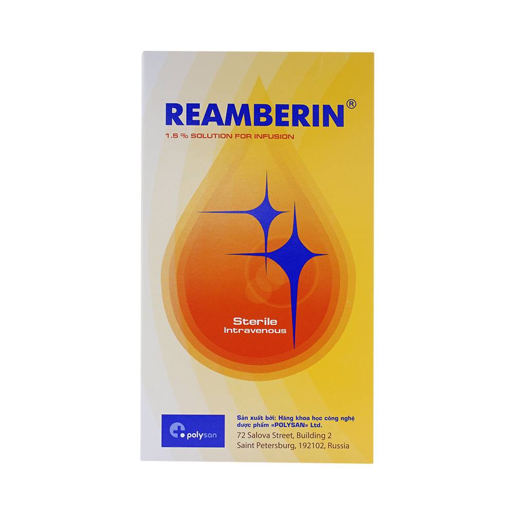 reamberin-400ml Reamberin 1.5% giảm oxy huyết và giải độc (chai 400ml)