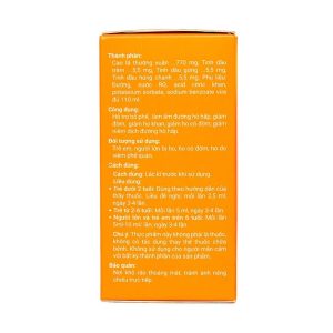 Trường Thọ - Siro Bezut hỗ trợ bổ phổi, giảm ho cảm (20 gói) 4 Trường Thọ - siro bezut goi 4