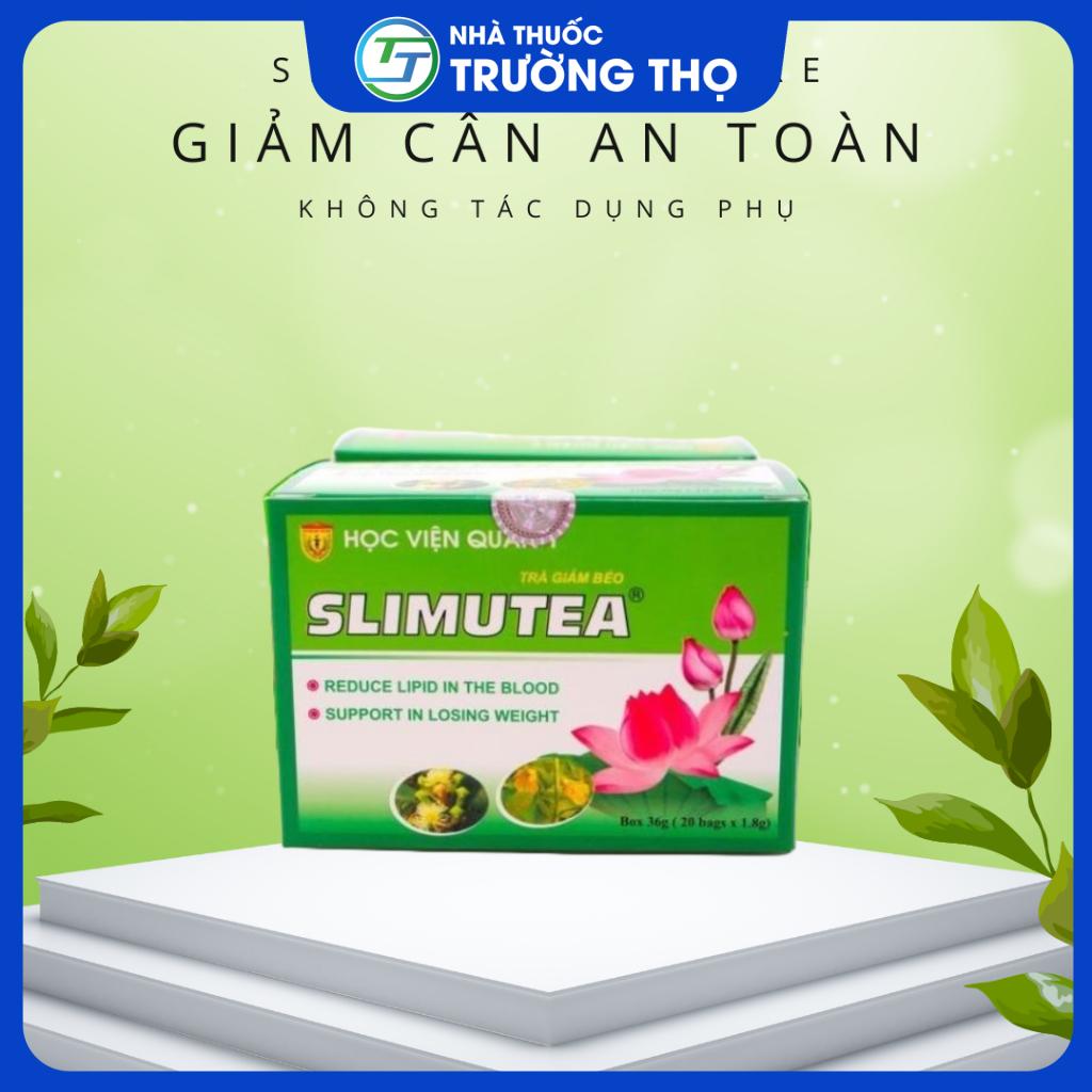slimutea-1 Trà giảm cân Slimutea túi lọc của Học Viện Quân Y