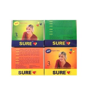 Trường Thọ - Bao cao su Sure giúp kéo dài cuộc yêu (hộp 3 cái) 3 Trường Thọ - sure ex 1
