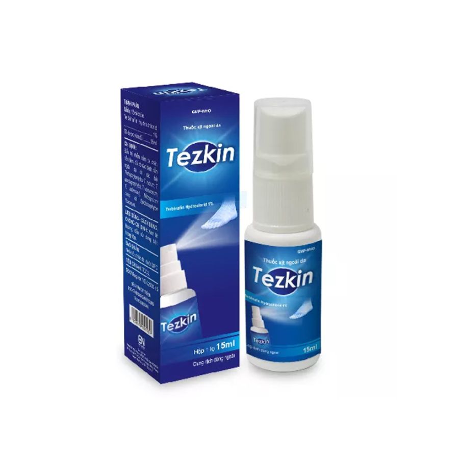 tezkin-xit-15ml Tezkin xịt 15ml Meracine trị các bệnh về nấm