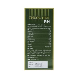 Trường Thọ - Cao lỏng thuốc hen P/H trị hen phế quản (250ml) 1 Trường Thọ - thuoc hen PH3