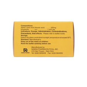 Trường Thọ - Thuốc Ubiheal 200 Nam Hà điều trị các rối loạn cảm giác do bệnh thần kinh đái tháo đường (5 vỉ x 6 viên) 2 Trường Thọ - thuoc ubiheal 200 1