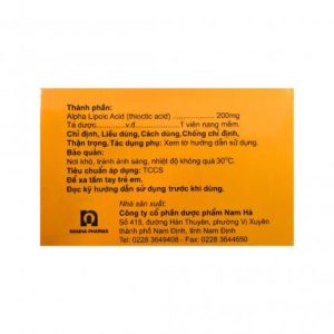 Trường Thọ - Thuốc Ubiheal 200 Nam Hà điều trị các rối loạn cảm giác do bệnh thần kinh đái tháo đường (5 vỉ x 6 viên) 3 Trường Thọ - thuoc ubiheal 200 2