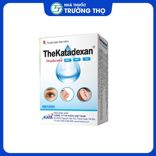 thuoc_thekatadexan Thuốc nhỏ mắt mũi tai TheKatadexan dùng cho viêm kết mạc, giác mạc, viêm mũi, viêm tai ngoài (8ml)