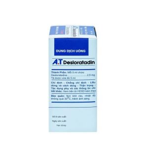 Trường Thọ - Dung dịch uống A.T Desloratadin giảm triệu chứng viêm mũi dị ứng, mày đay (30ml) 3 Trường Thọ - A.T Desloratadin 4