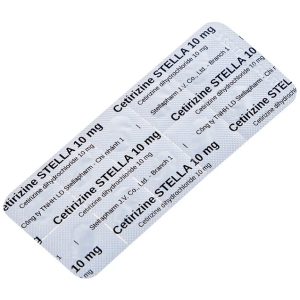 Trường Thọ - Thuốc Cetirizine 10mg giảm viêm mũi dị ứng, mày đay (5 vỉ x 10 viên) 1 Trường Thọ - Cetirizine 4