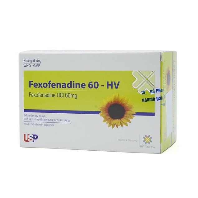 Fexofenadine 60 HV Trường Thọ - Fexofenadine 60 HV
