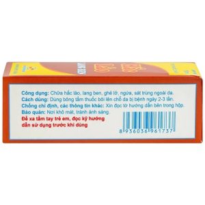 Trường Thọ - Cồn thuốc chữa Hắc Lào Lang Ben Hadiphar (10ml) 3 Trường Thọ - Hac Lao Lang Ben 1 1