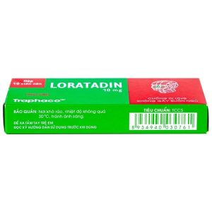 Trường Thọ - Viên nén Loratadin 10mg giảm viêm mũi dị ứng, ngứa và mày đay (1 vỉ x 10 viên) 4 Trường Thọ - Loratadin 10mg Traphaco 1 1