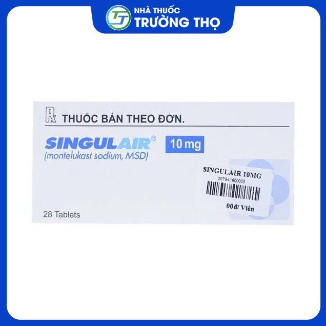 Singulair 10mg 1 Trường Thọ - Singulair 10mg 1