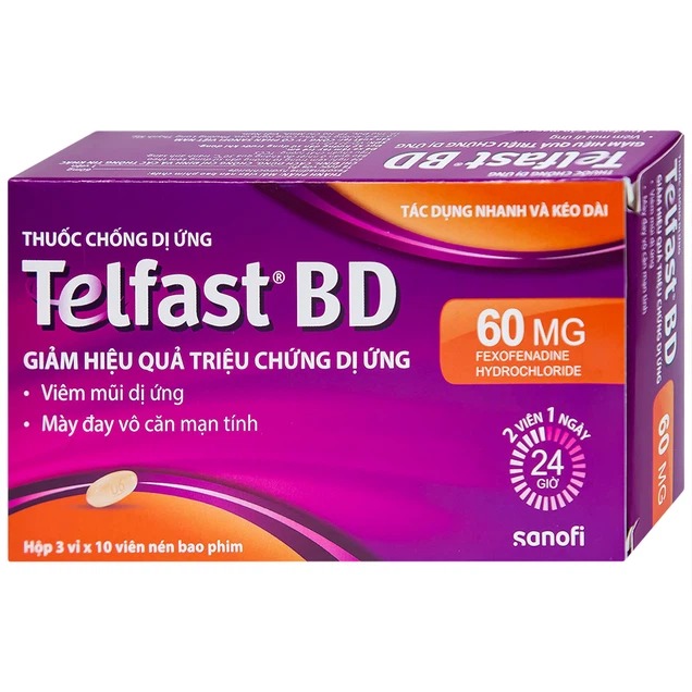 Telfast BD 60mg Trường Thọ - Telfast BD 60mg