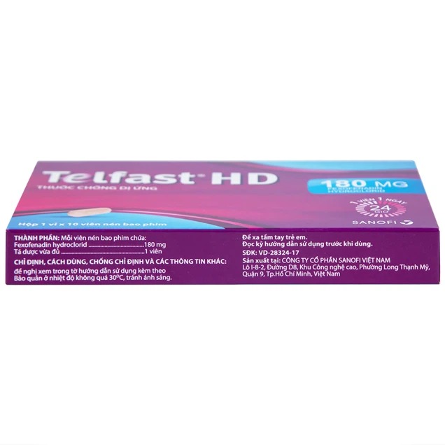 Telfast HD 180mg 1 Trường Thọ - Telfast HD 180mg 1
