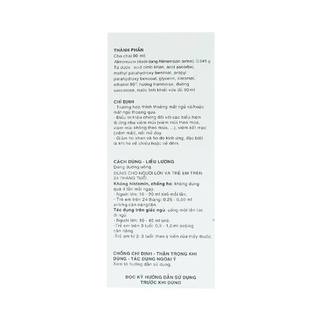 Theralene 2 Trường Thọ - Theralene 2