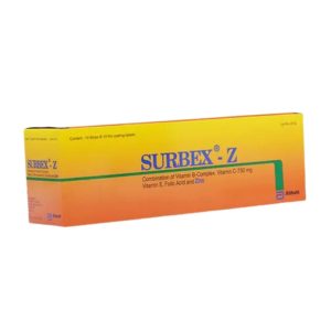 Trường Thọ - Viên nén Surbex Z điều trị chứng thiếu các vitamin nhóm B, vitamin C và kẽm (10 vỉ x 10 viên) 1 Trường Thọ - fb 2 27