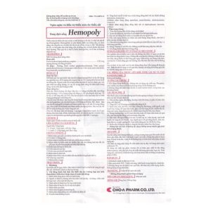 Trường Thọ - Dung dịch uống Hemopoly ngăn ngừa và điều trị thiếu máu do thiếu sắt (20 ống x 5ml) 5 Trường Thọ - fb 2 53
