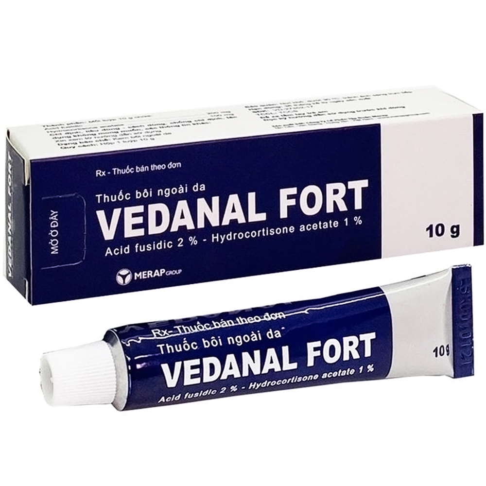 vedanal-fort-merap Vedanal fort Merap trị viêm da dị ứng, viêm da tiếp xúc (10g)
