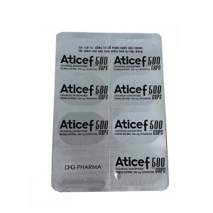 Trường Thọ - Thuốc Aticef 500mg điều trị nhiễm khuẩn từ nhẹ đến vừa (2 vỉ x 7 viên) 1 Trường Thọ - Aticef 2