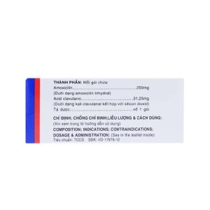 Trường Thọ - Thuốc Augxicine 250mg/31.25mg Vidipha điều trị viêm amidan, viêm xoang (10 gói x 0.8g) 3 Trường Thọ - Augxicine 4