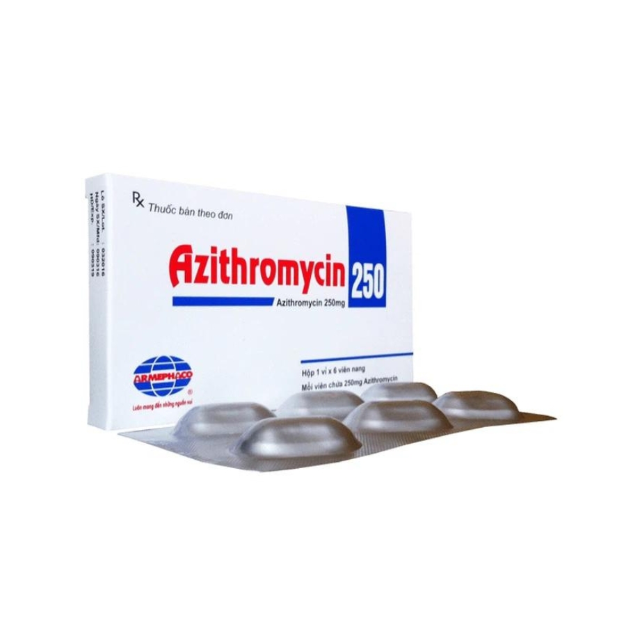 Azithromycin 250 Armephaco Trường Thọ - Azithromycin 250 Armephaco