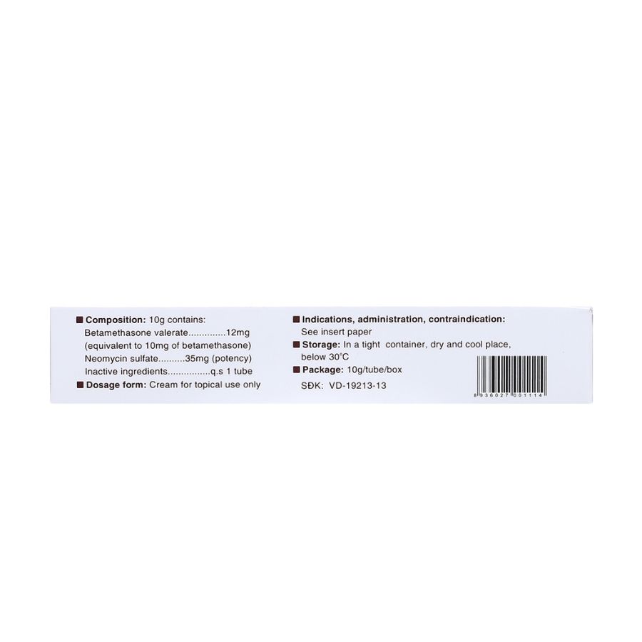 Betaderm Neomycin (2) Trường Thọ - Betaderm Neomycin 2