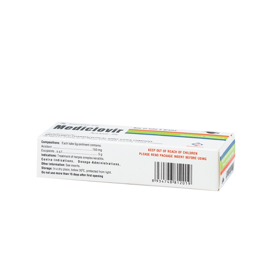 Mediclovir (2) Trường Thọ - Mediclovir 2