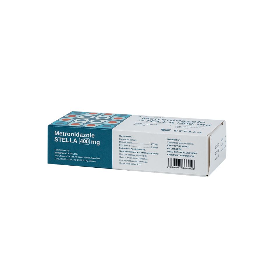Metronidazole Stella 400mg Trường Thọ - Metronidazole Stella 400mg 1
