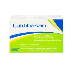 Trường Thọ - Thuốc Caldihasan Hasan phòng và điều trị thiếu hụt vitamin D, canxi (3 vỉ x 10 viên) 7 Trường Thọ - Thiet ke chua co ten 18