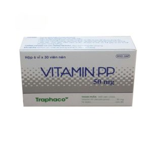 Trường Thọ - Thuốc Vitamin Pp 50Mg Traphaco điều trị bệnh Pellagra (6 vỉ x 30 viên) 2 Trường Thọ - fb 2 2024 07 04T154946.954