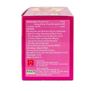 Trường Thọ - Cốm bổ Zinc-Kid Inmed Nam Hà hương dâu, bổ sung kẽm cho trẻ em (25 gói x 3g) 3 Trường Thọ - fb 2 2024 07 04T164814.867