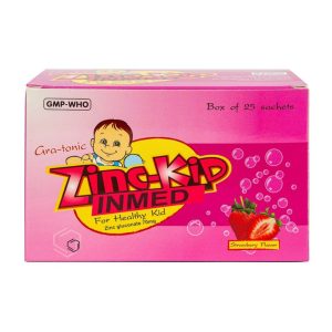 Trường Thọ - Cốm bổ Zinc-Kid Inmed Nam Hà hương dâu, bổ sung kẽm cho trẻ em (25 gói x 3g) 2 Trường Thọ - fb 2 2024 07 04T164840.950