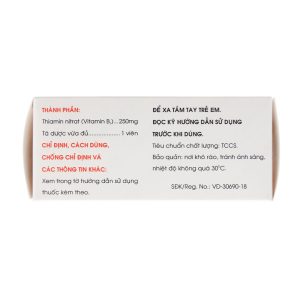 Trường Thọ - Thuốc Vitamin B6 250mg Mekophar điều trị thiếu hụt Vitamin B6 (10 vỉ x 10 viên) 1 Trường Thọ - fb 2 2024 07 08T160756.471