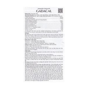 Trường Thọ - Dung dịch uống Gadacal Hà Tây bổ sung Calci, Lysin và các Vitamin (20 ống x 10ml) 5 Trường Thọ - fb 2 60