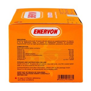 Trường Thọ - Thuốc Enervon United điều trị thiếu Vitamin C và B (10 vỉ x 10 viên) 1 Trường Thọ - fb 2 71