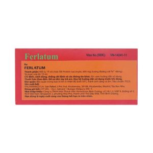 Trường Thọ - Dung dịch Ferlatum Italfarmaco điều trị thiếu sắt (10 chai x 15ml) 4 Trường Thọ - fb 2 74
