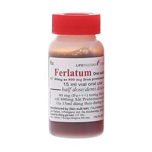 Trường Thọ - Dung dịch Ferlatum Italfarmaco điều trị thiếu sắt (10 chai x 15ml) 1 Trường Thọ - fb 2 77