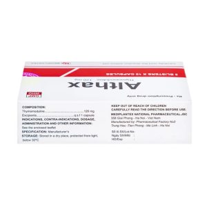 Trường Thọ - Thuốc Althax 120mg Mediplantex hỗ trợ điều trị viêm mũi dị ứng, nhiễm khuẩn hô hấp (3 vỉ x 10 viên) 5 Trường Thọ - fb 2 90