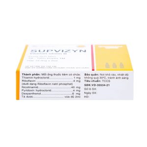 Trường Thọ - Dung dịch tiêm Supvizyn HDpharma dự phòng và điều trị thiếu các Vitamin nhóm B (10 ống) 4 Trường Thọ - fb 3 12