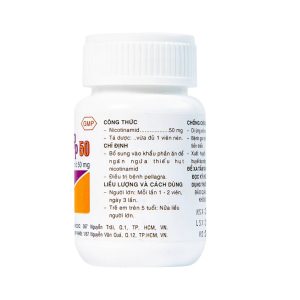 Trường Thọ - Thuốc Vitamin PP 50mg Pharmedic phòng ngừa và điều trị bệnh pellagra (60 viên) 1 Trường Thọ - fb 3 19
